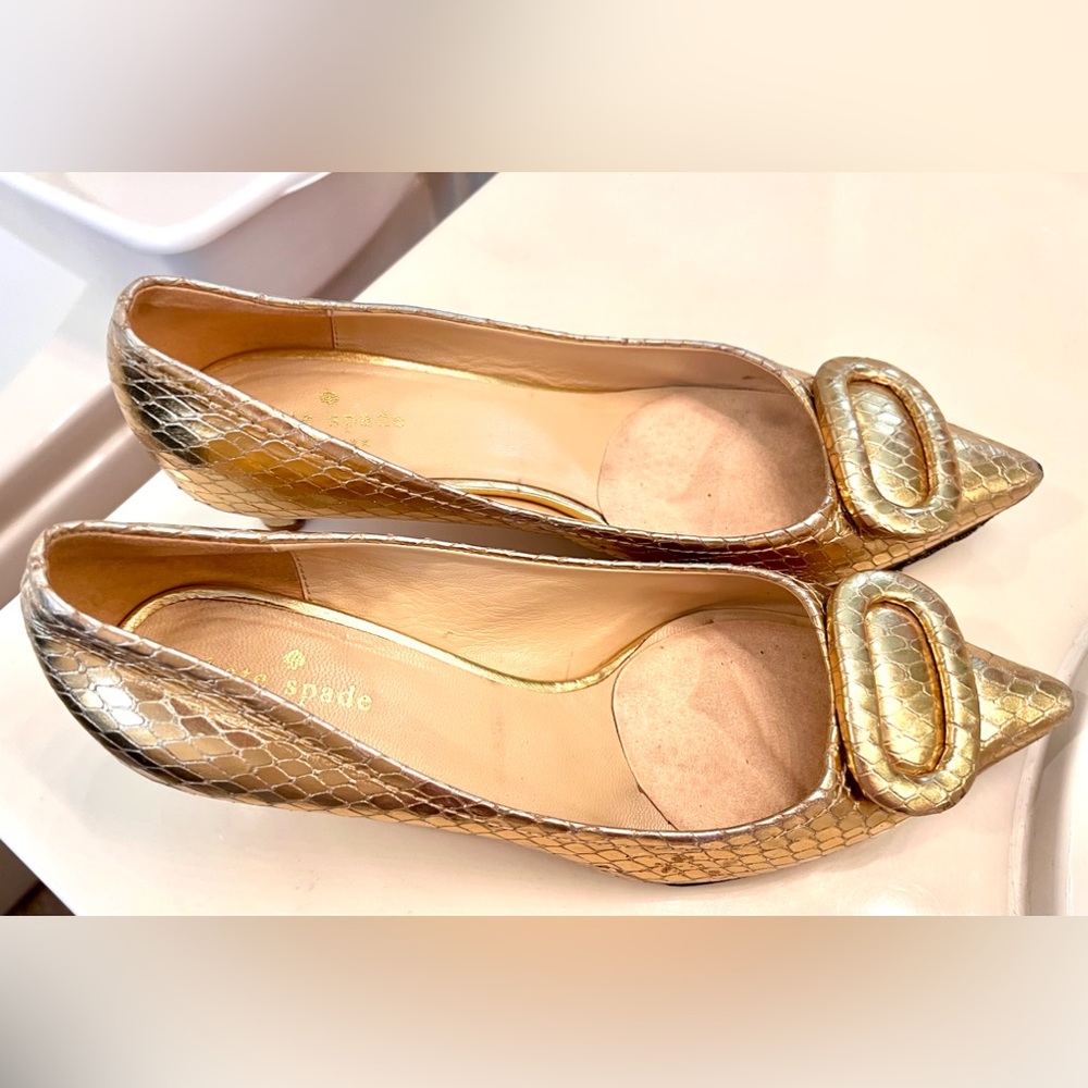 Kate Spade New York
simon snake-print kitten-heel pump - Picture 3 of 5